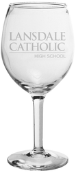 2 Pack - Lansdale Catholic Wine Glasses