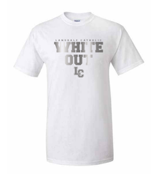 Short Sleeve White Out T-shirt by Gildan